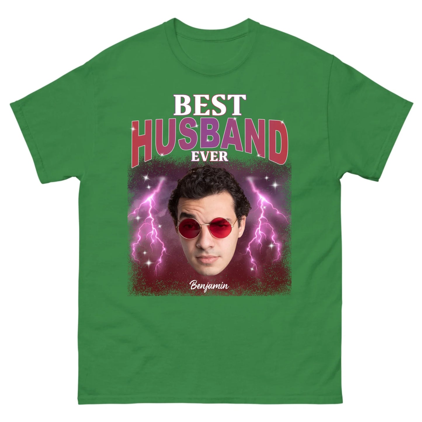 Gepersonaliseerd retro T-shirt - Best person ever - Iedereen Blij