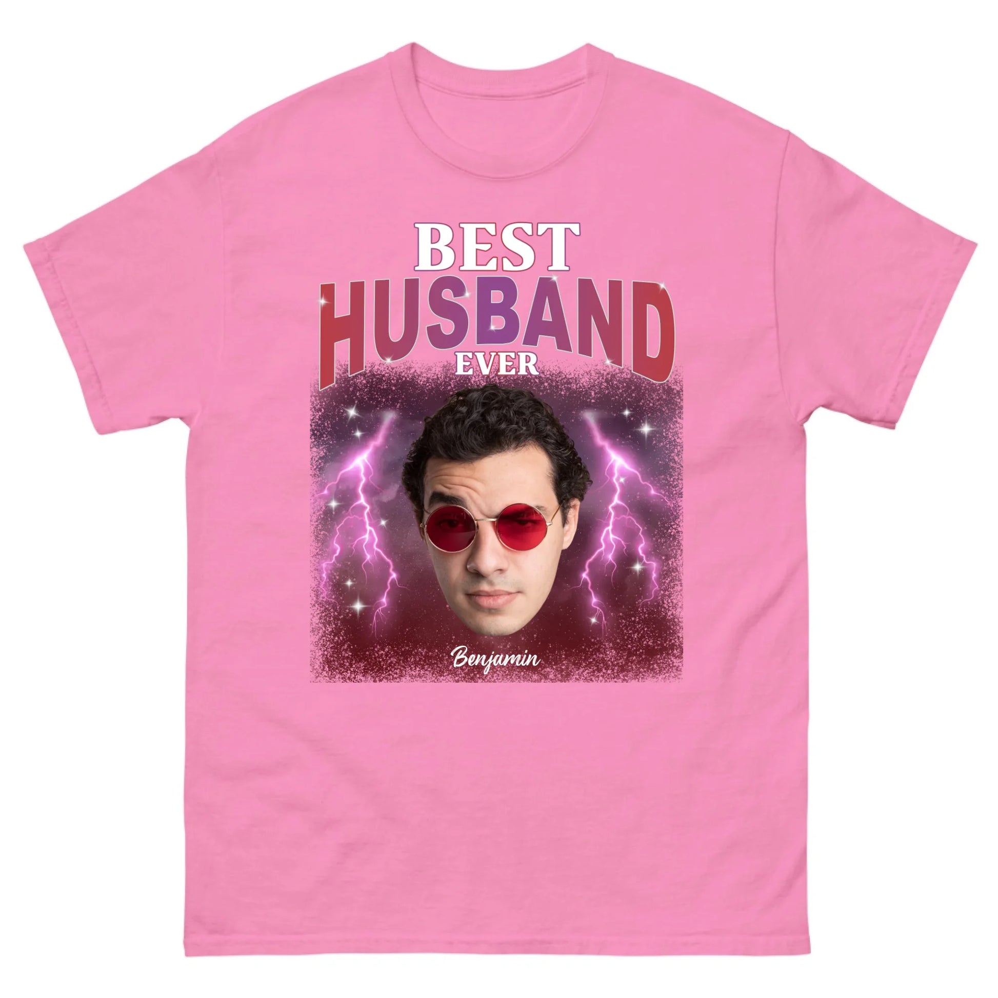 Gepersonaliseerd retro T-shirt - Best person ever - Iedereen Blij