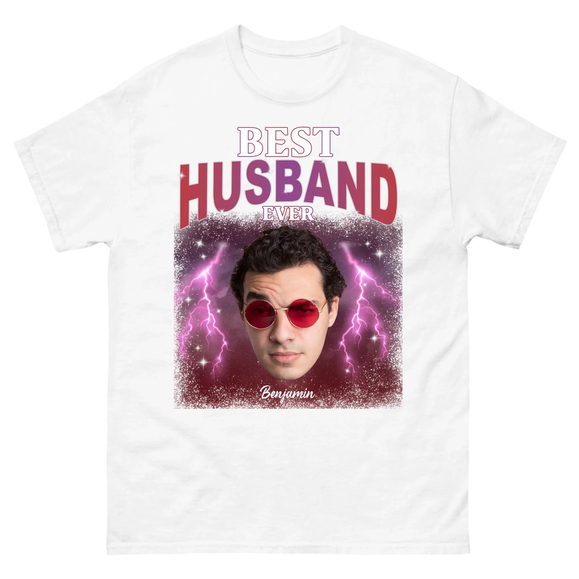 Gepersonaliseerd retro T-shirt - Best person ever - Iedereen Blij