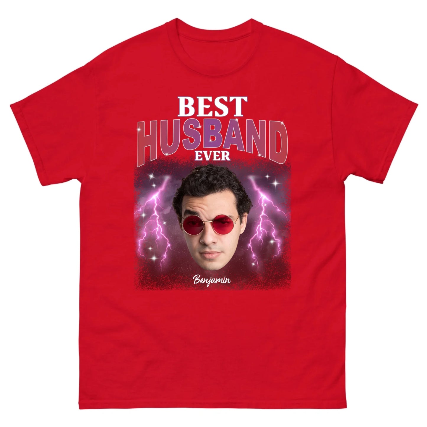 Gepersonaliseerd retro T-shirt - Best person ever - Iedereen Blij