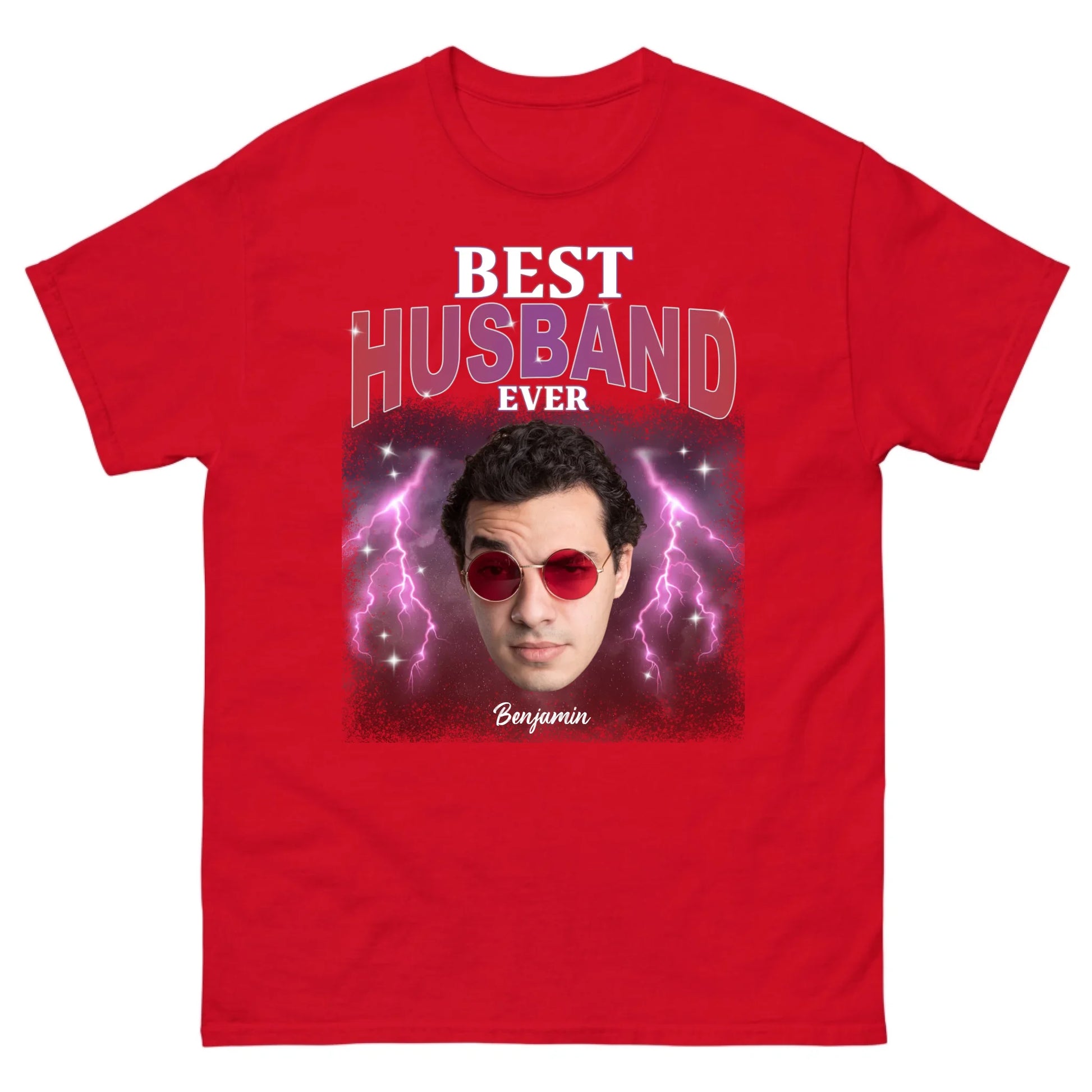 Gepersonaliseerd retro T-shirt - Best person ever - Iedereen Blij