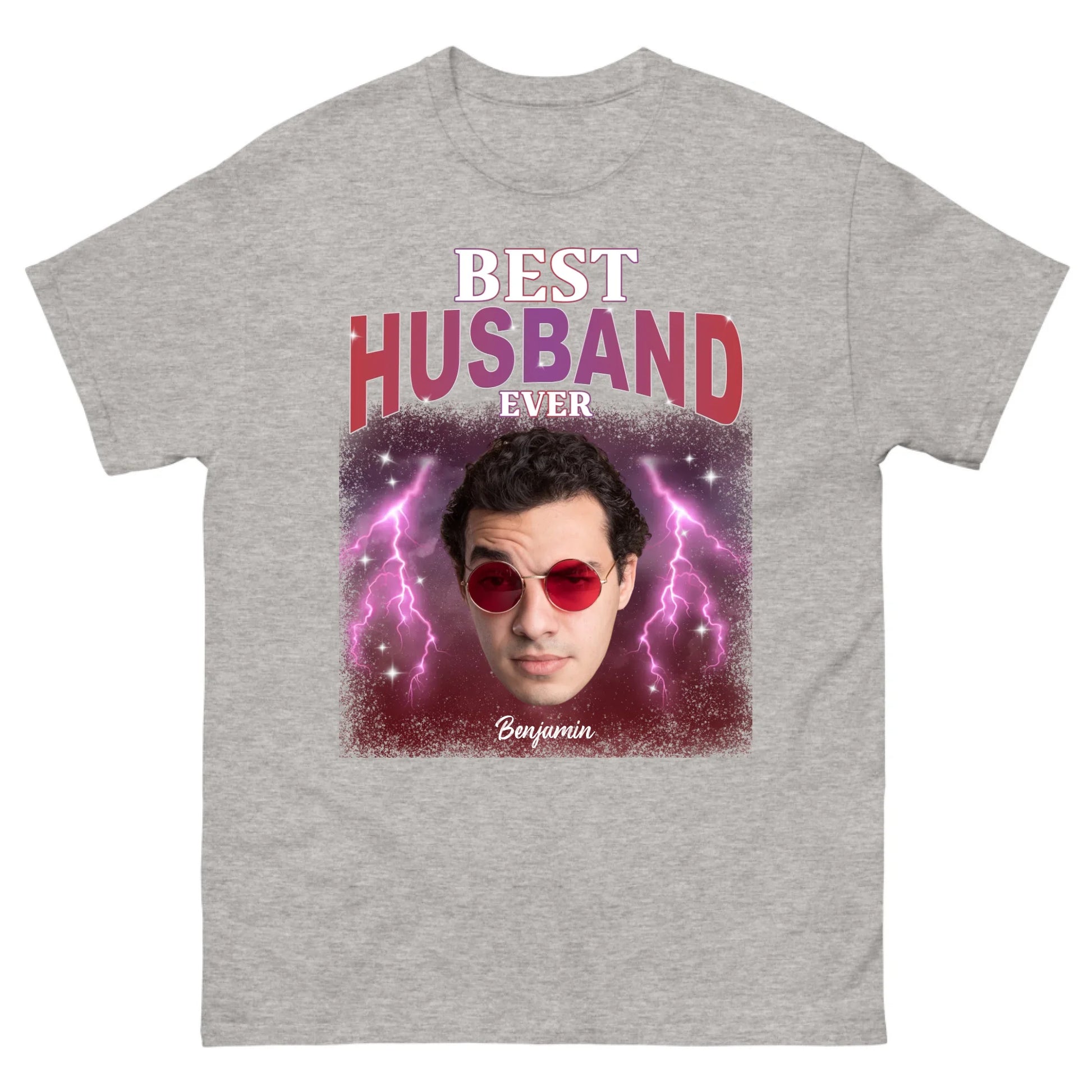 Gepersonaliseerd retro T-shirt - Best person ever - Iedereen Blij