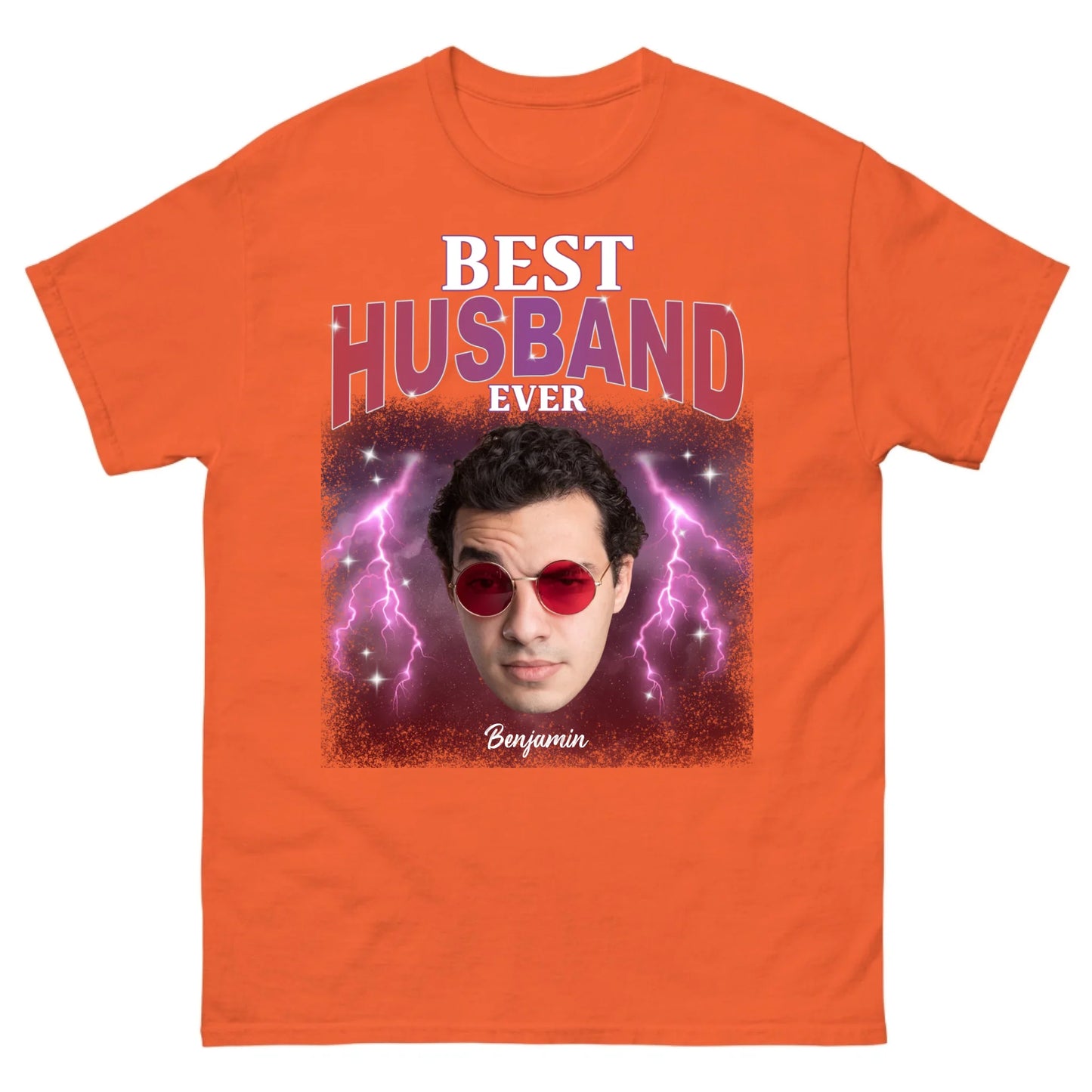 Gepersonaliseerd retro T-shirt - Best person ever - Iedereen Blij