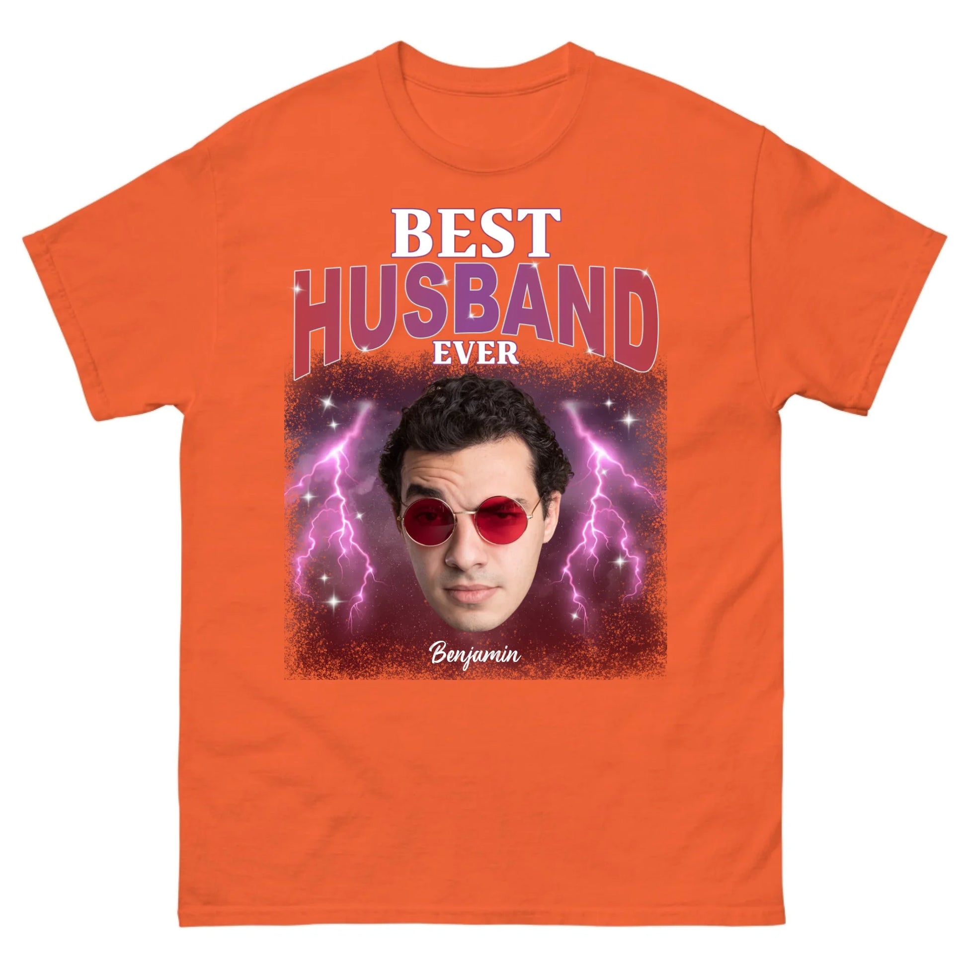 Gepersonaliseerd retro T-shirt - Best person ever - Iedereen Blij