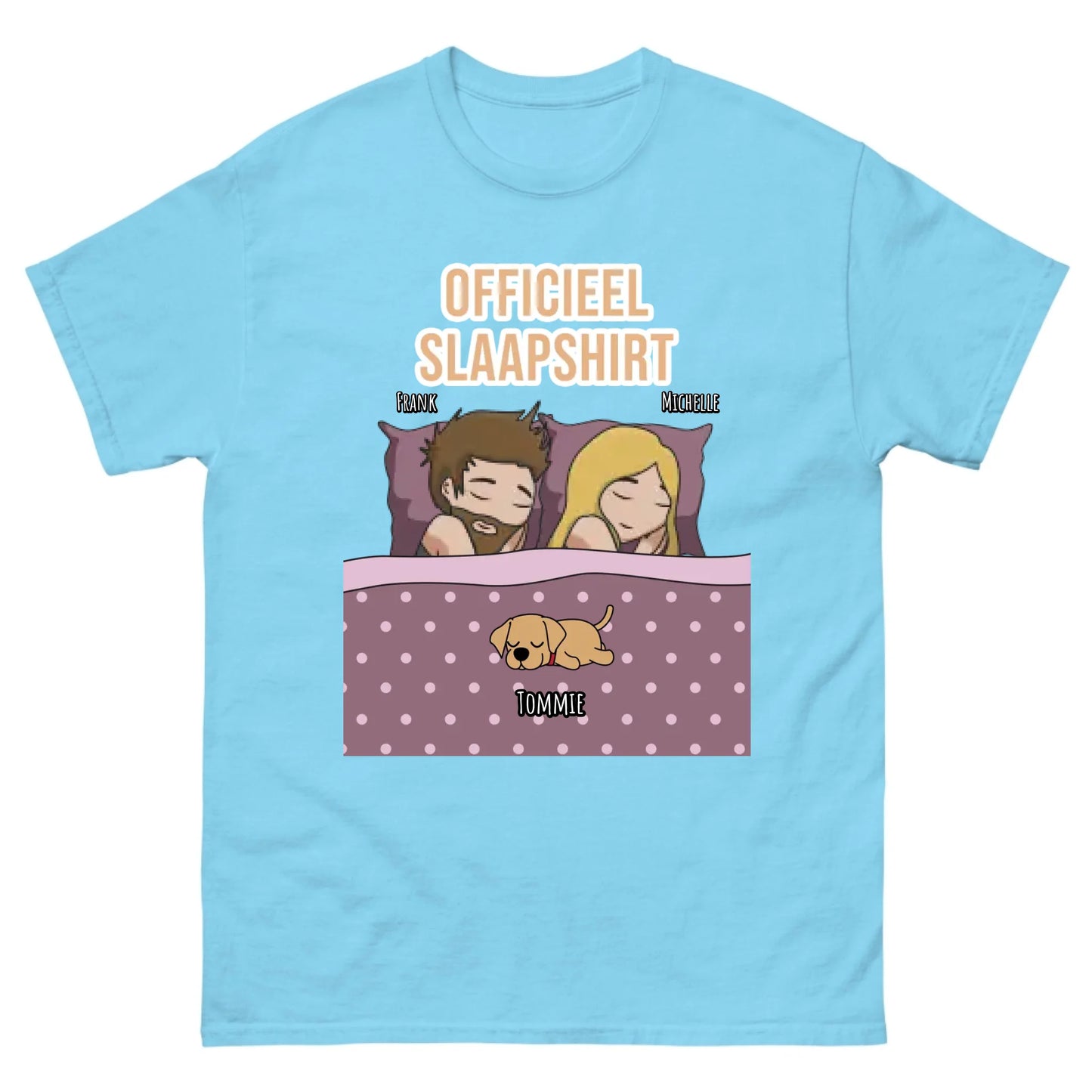 Gepersonaliseerd T-shirt - Officieel slaapshirt