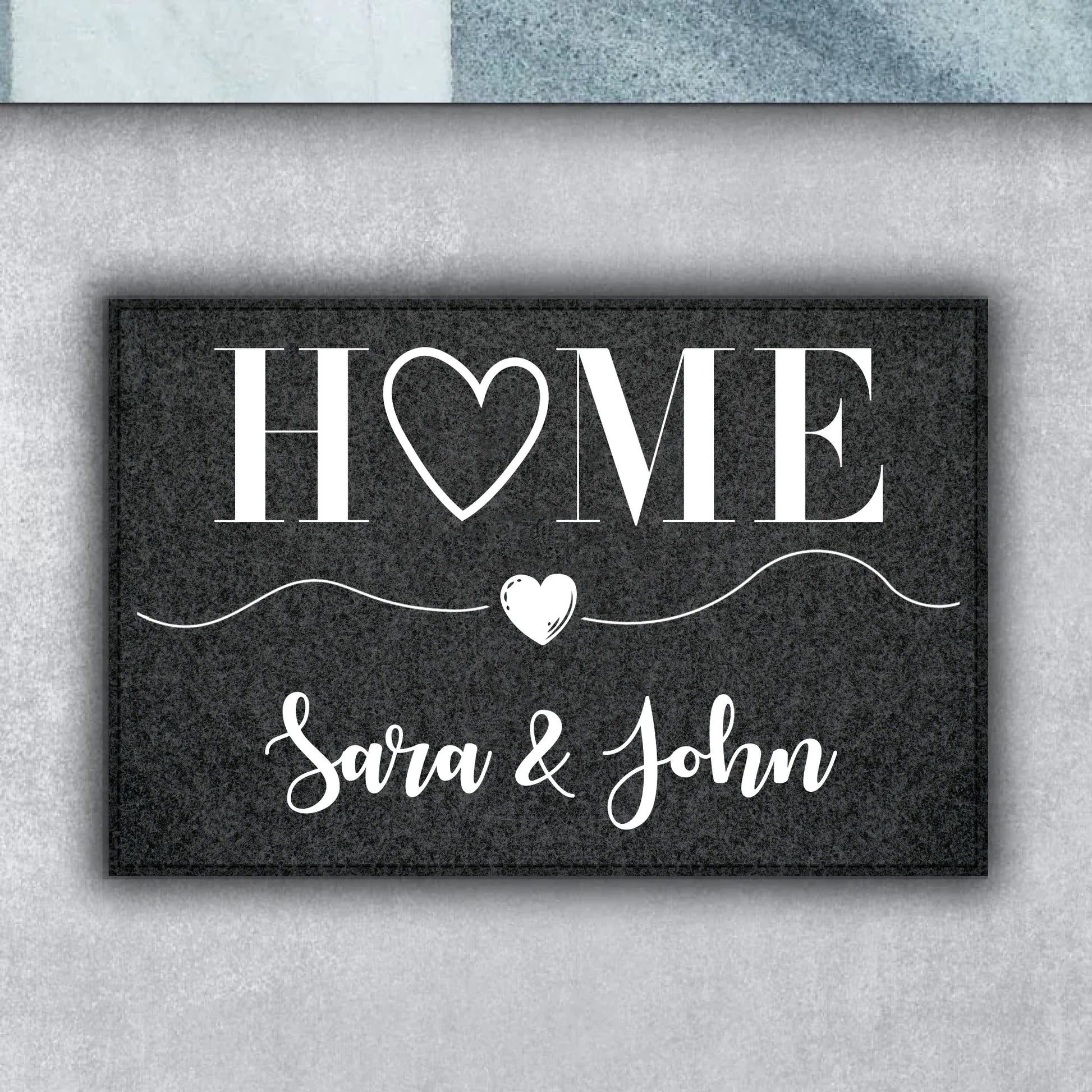 Gepersonaliseerde deurmat