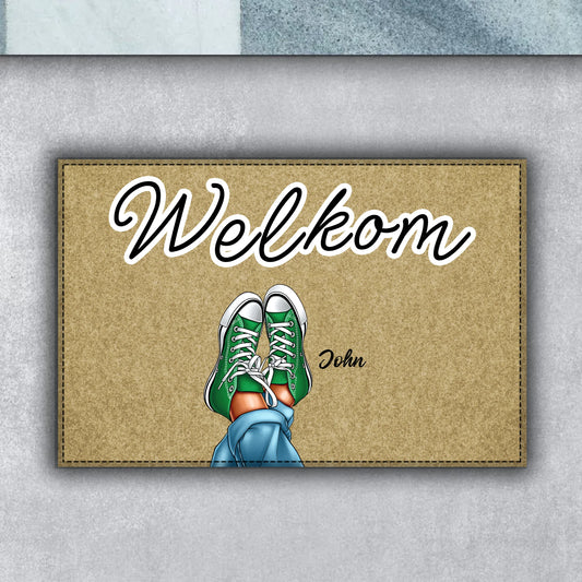 Gepersonaliseerde deurmat