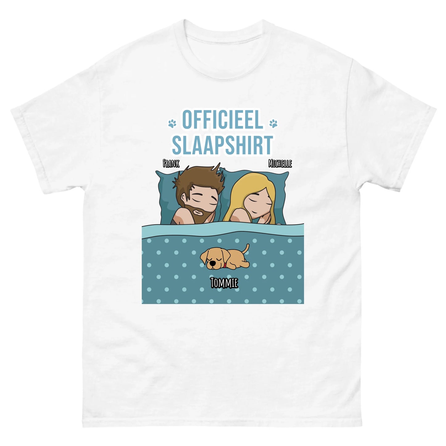 Gepersonaliseerd T-shirt - Officieel slaapshirt