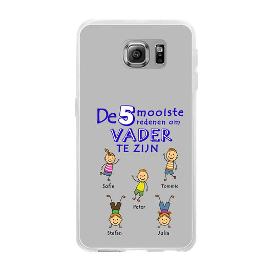 Gepersonaliseerd Samsung Galaxy telefoonhoesje - De mooiste reden om vader te zijn