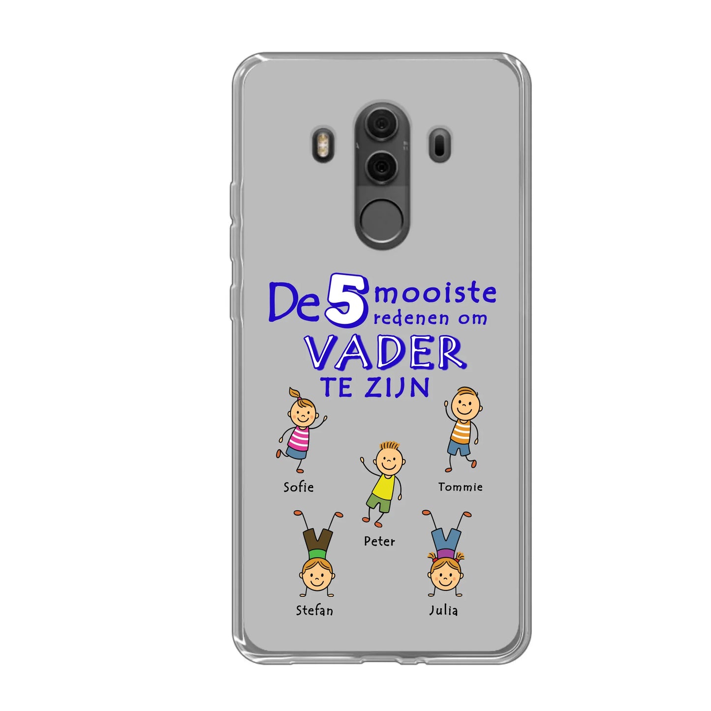 Gepersonaliseerd Huawei telefoonhoesje - De mooiste reden om vader te zijn