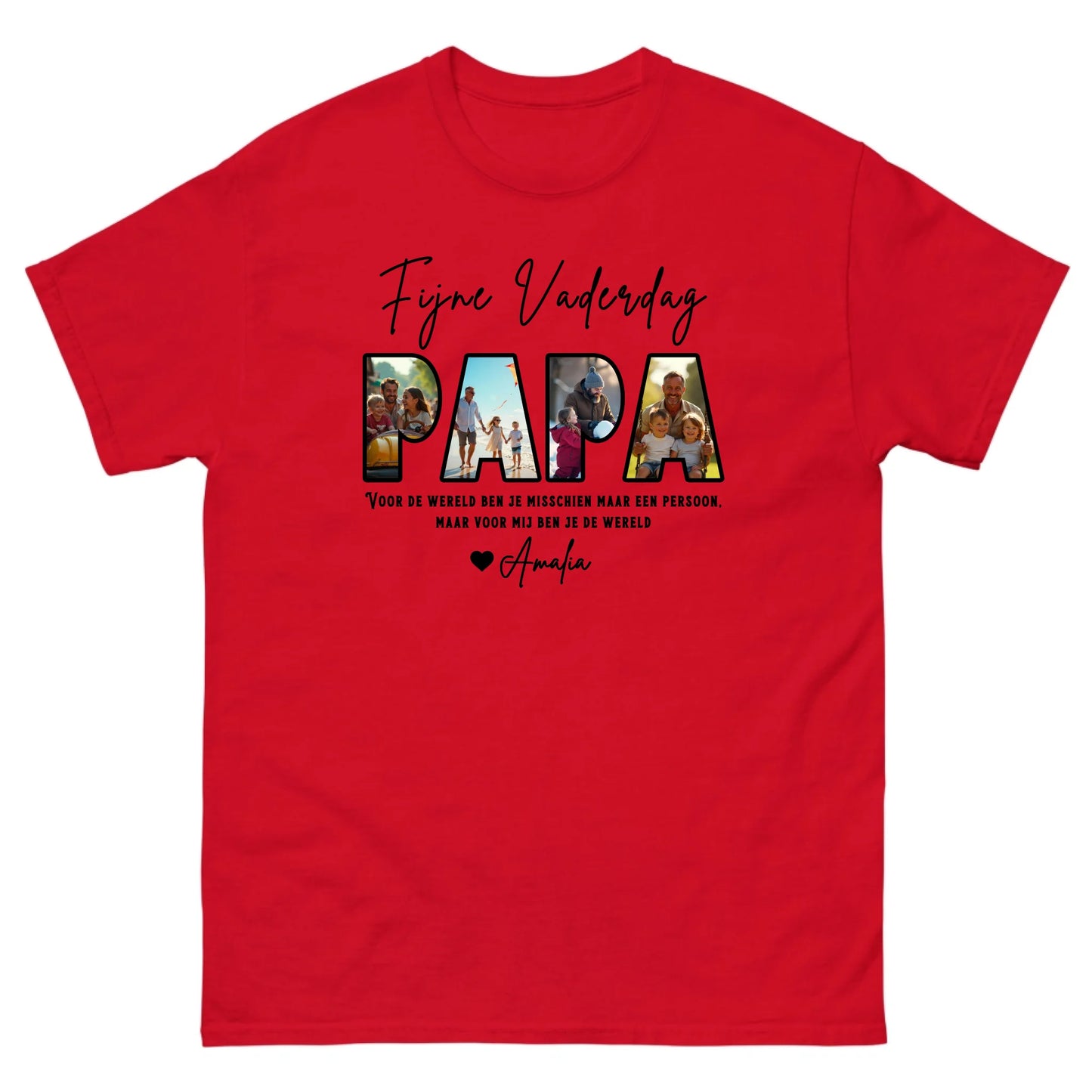 Gepersonaliseerd T-shirt - Fijne Vaderdag
