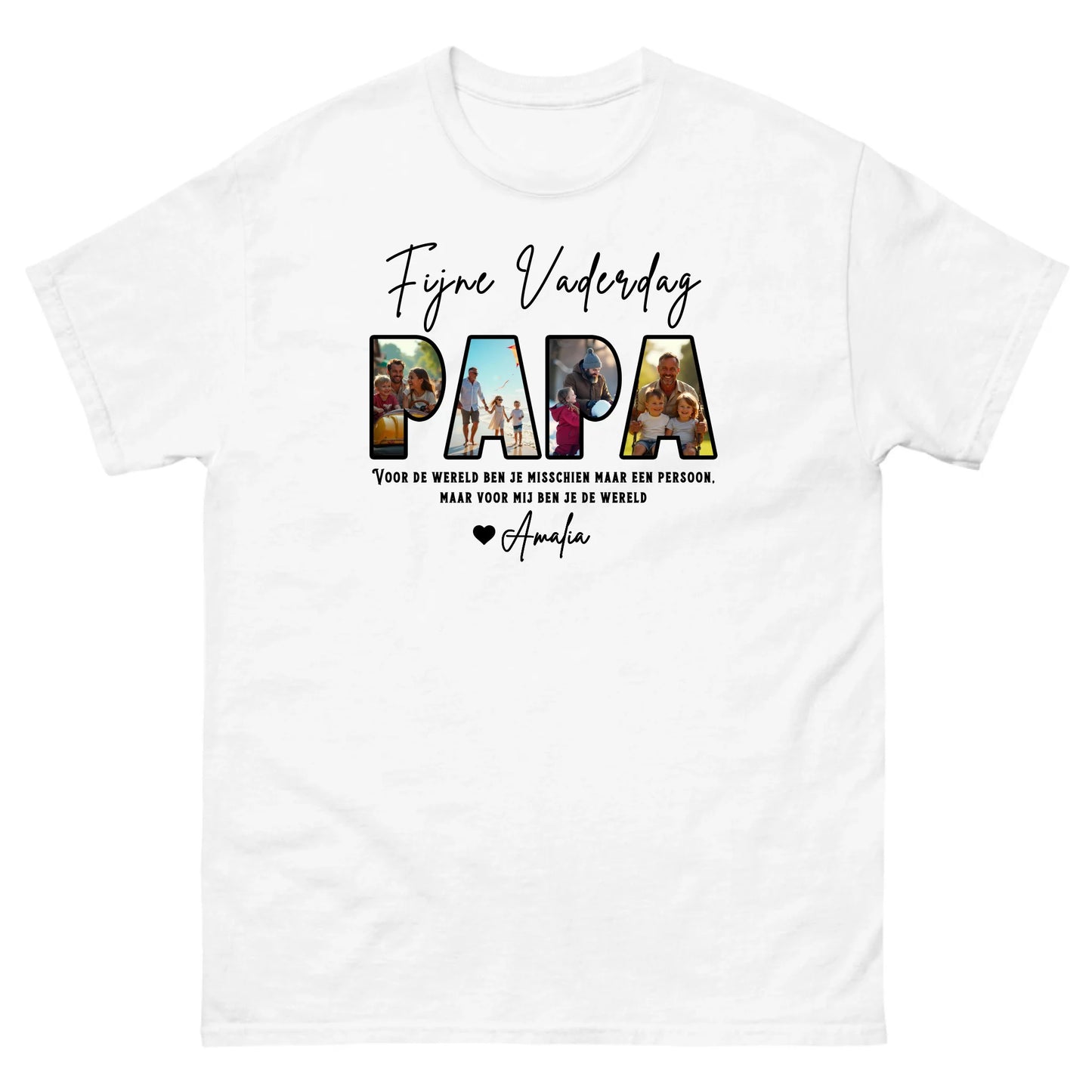 Gepersonaliseerd T-shirt - Fijne Vaderdag