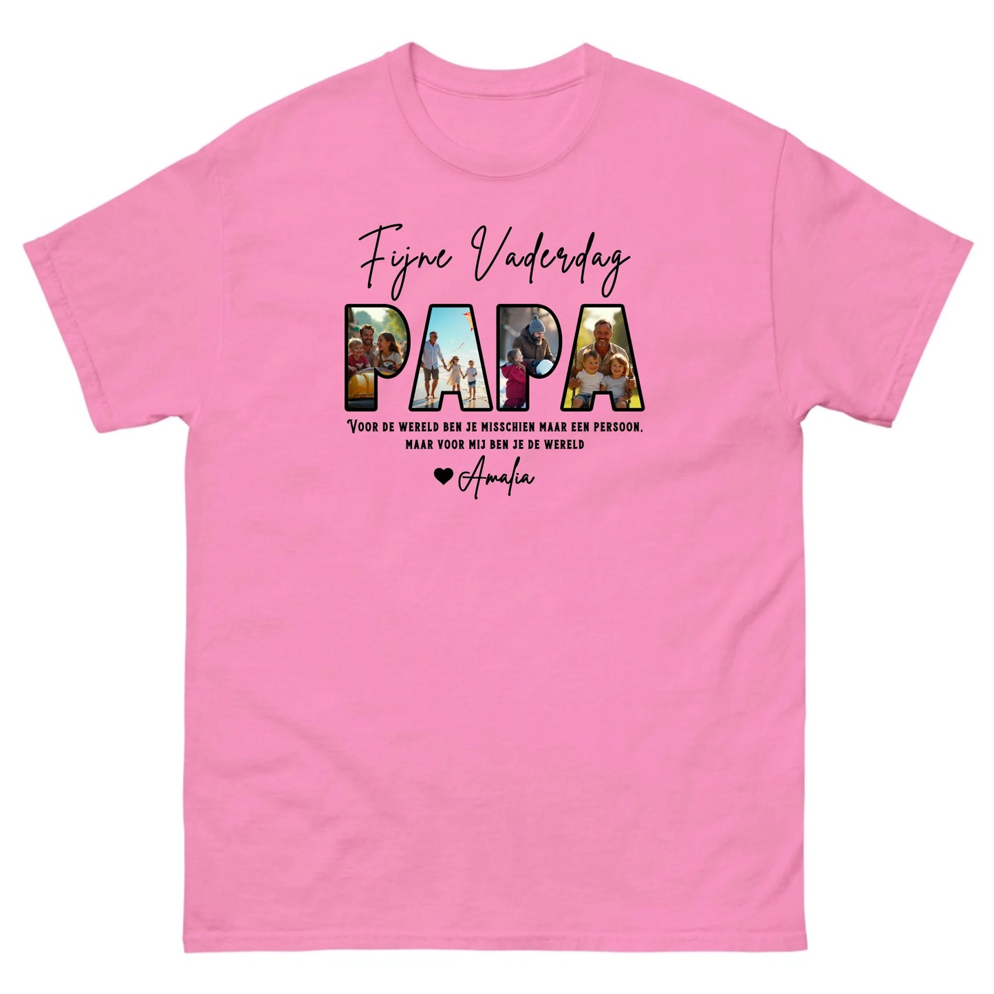 Gepersonaliseerd T-shirt - Fijne Vaderdag