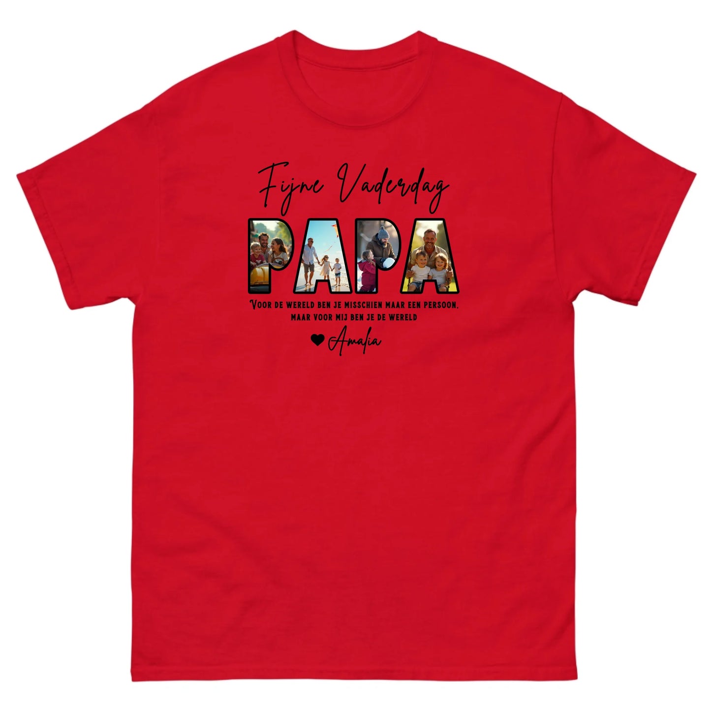 Gepersonaliseerd T-shirt - Fijne Vaderdag