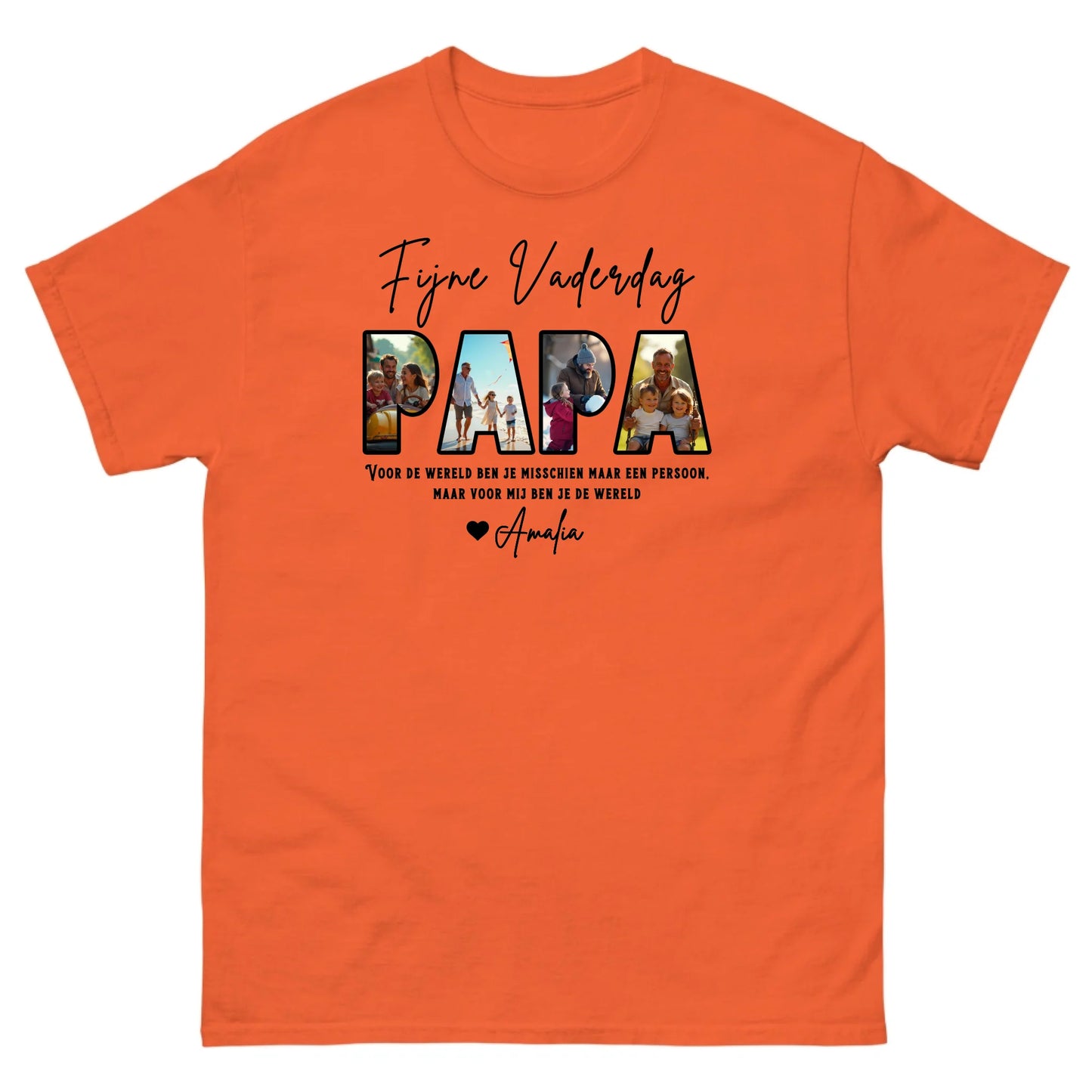 Gepersonaliseerd T-shirt - Fijne Vaderdag