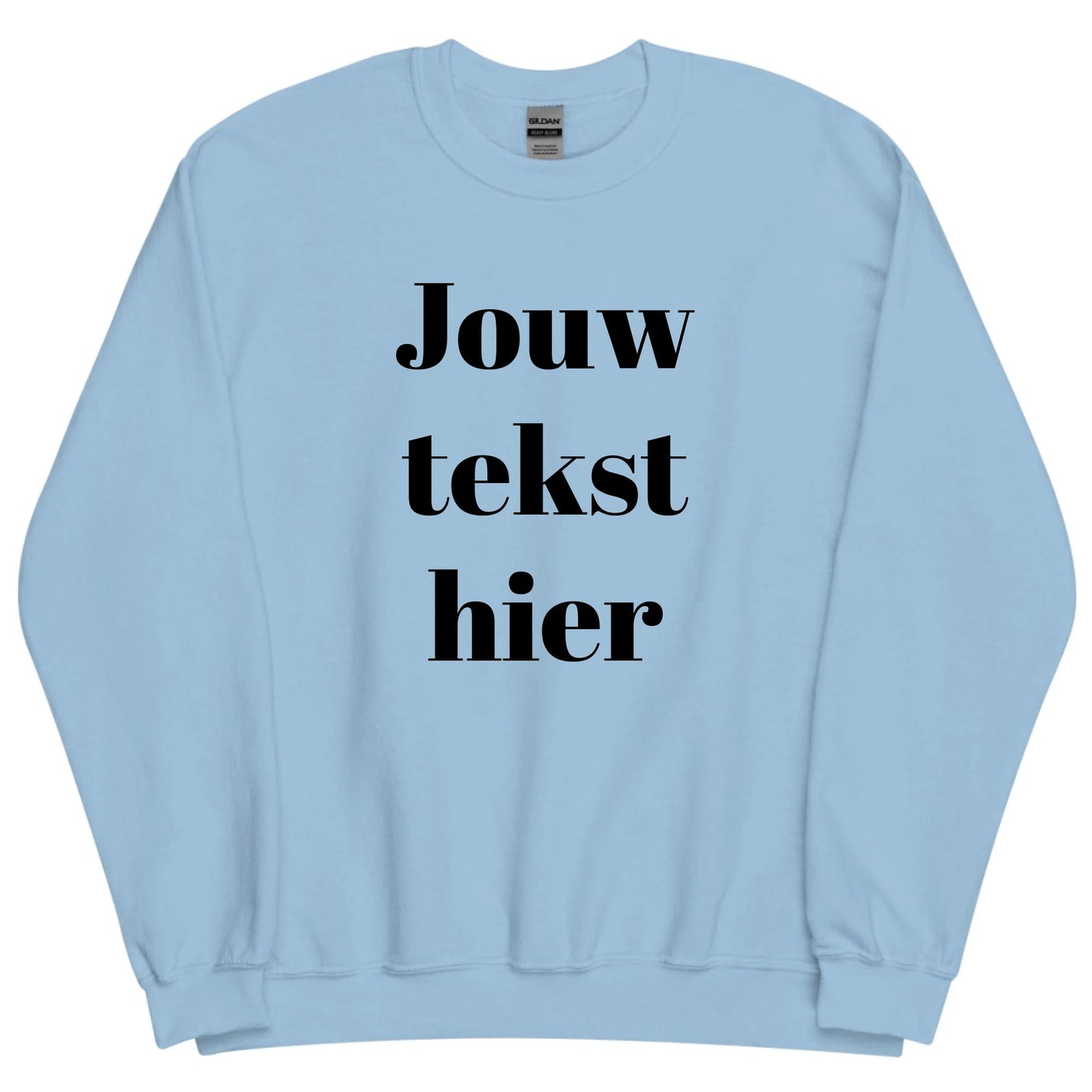 Gepersonaliseerde sweater met eigen tekst