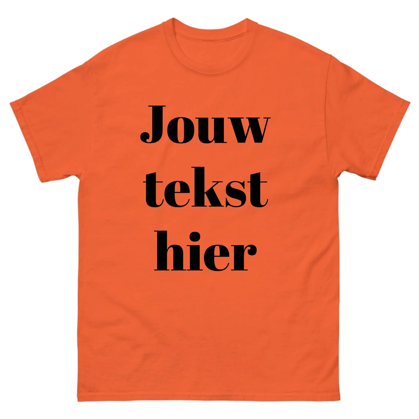 Personalized T-shirt with your own text