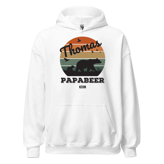 Gepersonaliseerde hoodie - Papabeer
