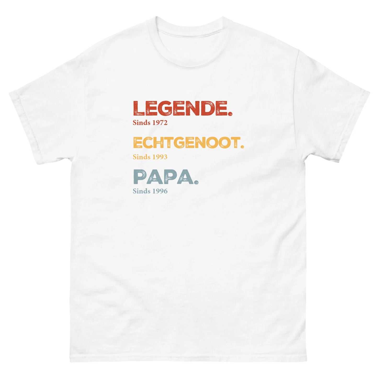 Personalisiertes T-Shirt – Papa, die Legende