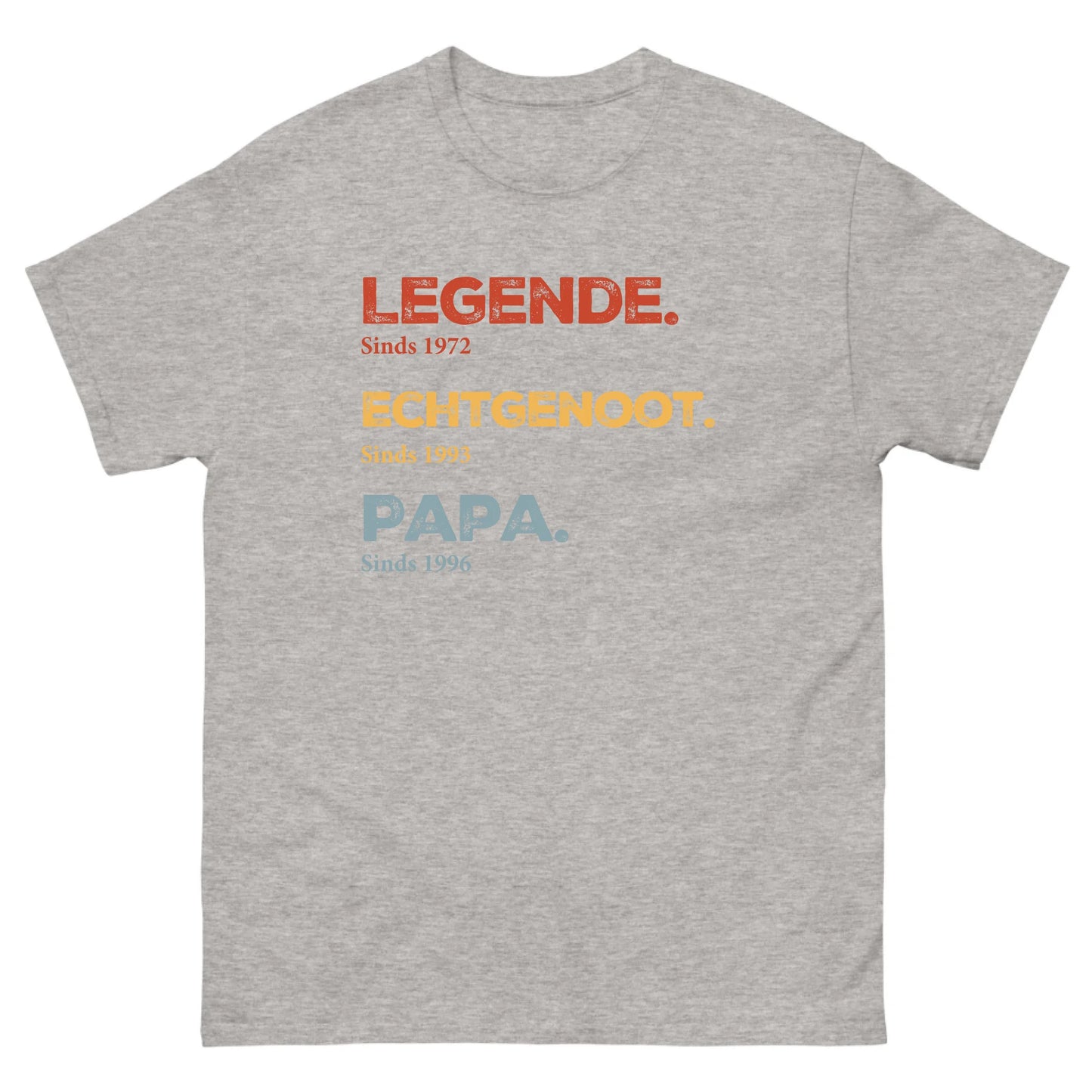 Personalisiertes T-Shirt – Papa, die Legende