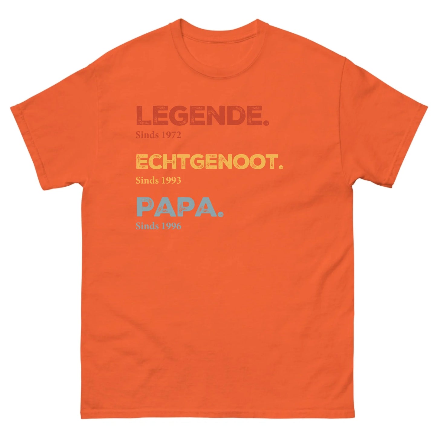 Personalisiertes T-Shirt – Papa, die Legende