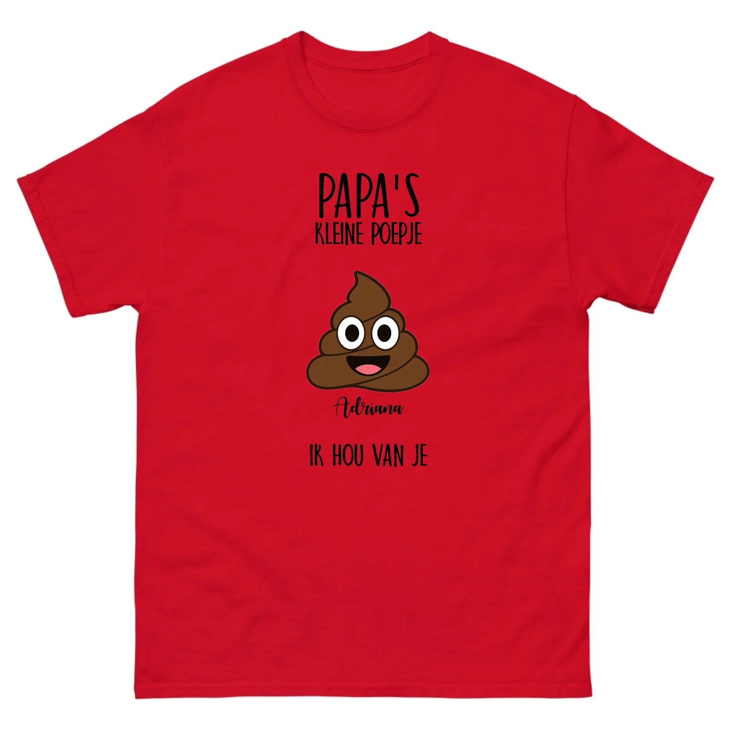 Gepersonaliseerd T-shirt - Papa's kleine poepje(s)