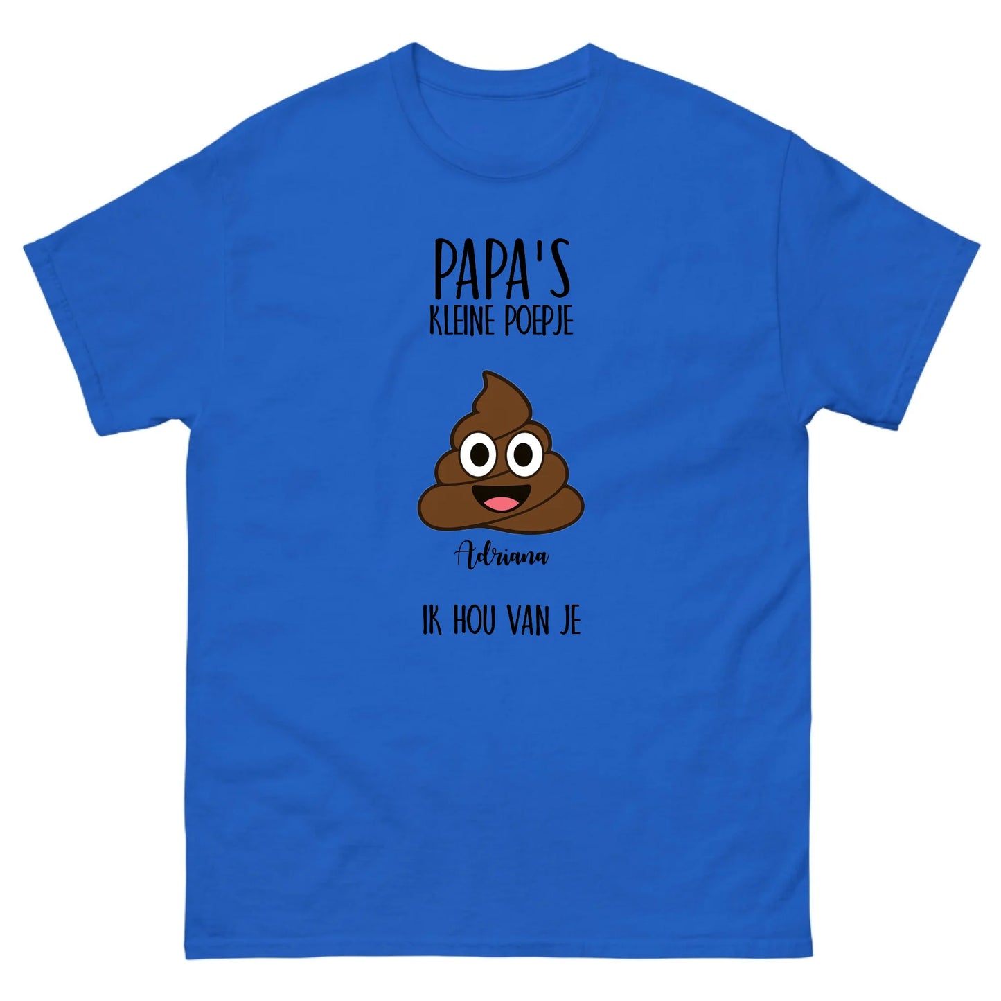 Gepersonaliseerd T-shirt - Papa's kleine poepje(s)