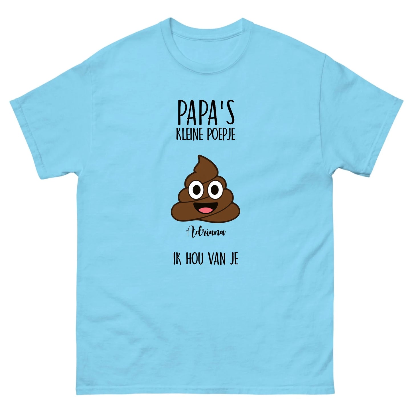 Gepersonaliseerd T-shirt - Papa's kleine poepje(s)