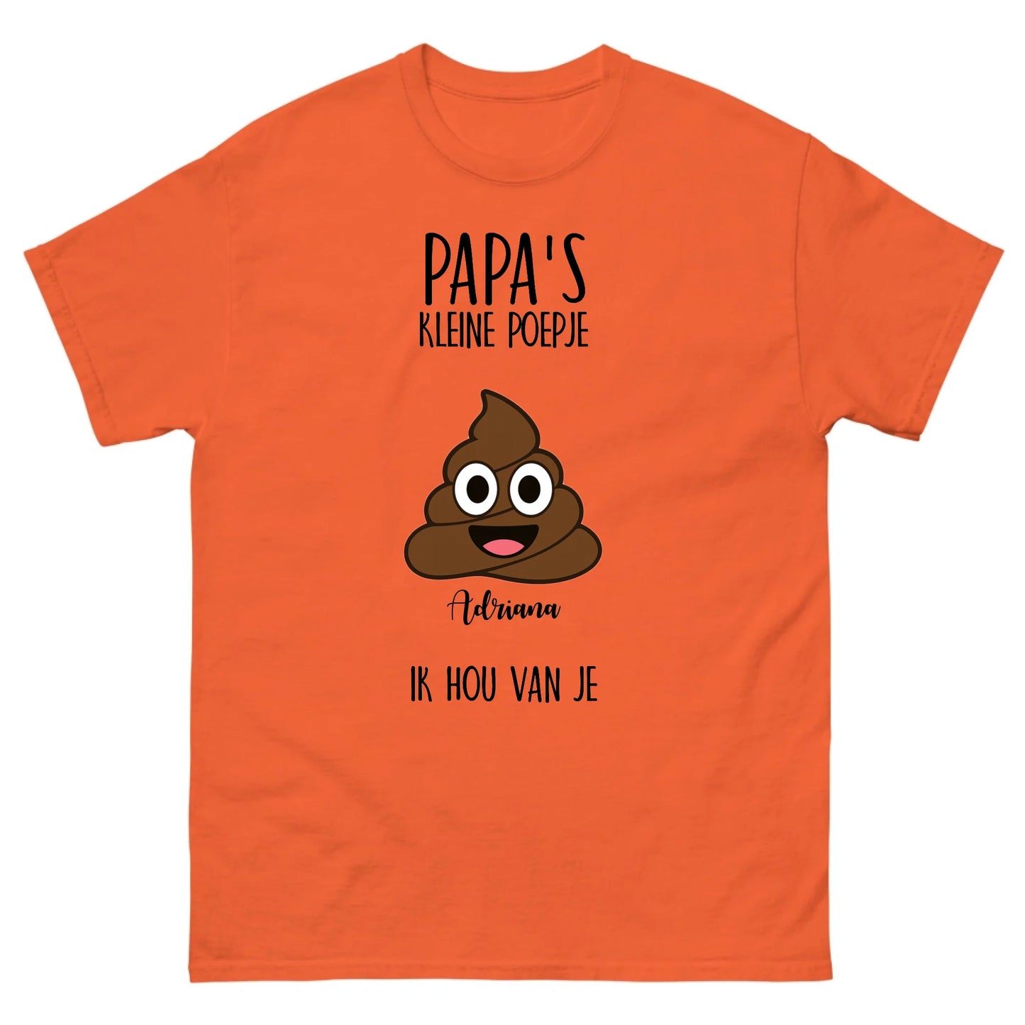 Gepersonaliseerd T-shirt - Papa's kleine poepje(s)