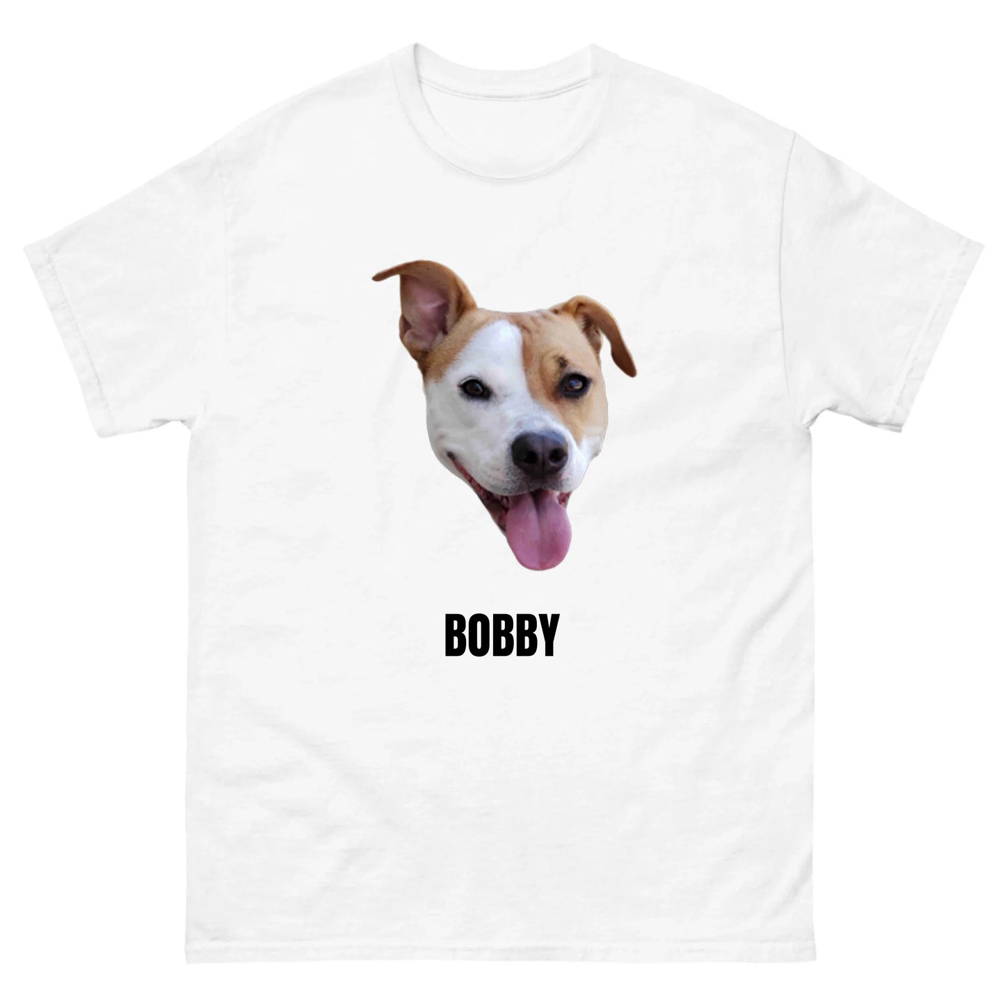 Gepersonaliseerd T-Shirt - Uitgeknipt huisdier - Voeg je eigen foto en tekst toe