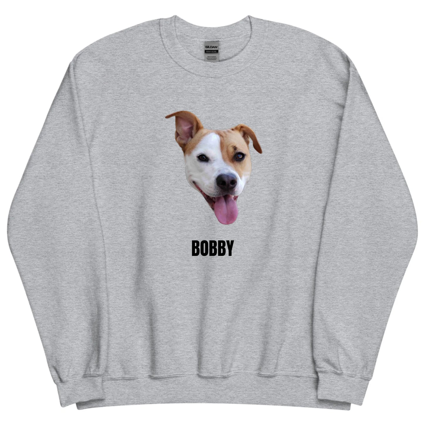 Gerpersonaliseerde sweater - Uitgeknipt huisdier - Voeg je eigen foto en tekst toe