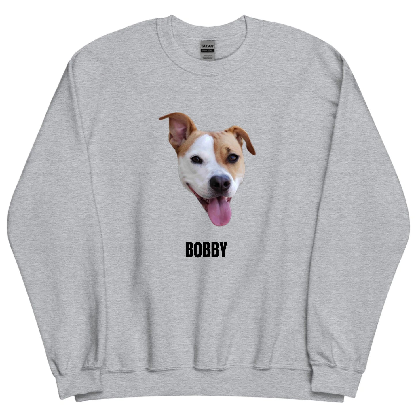 Gerpersonaliseerde sweater - Uitgeknipt huisdier - Voeg je eigen foto en tekst toe
