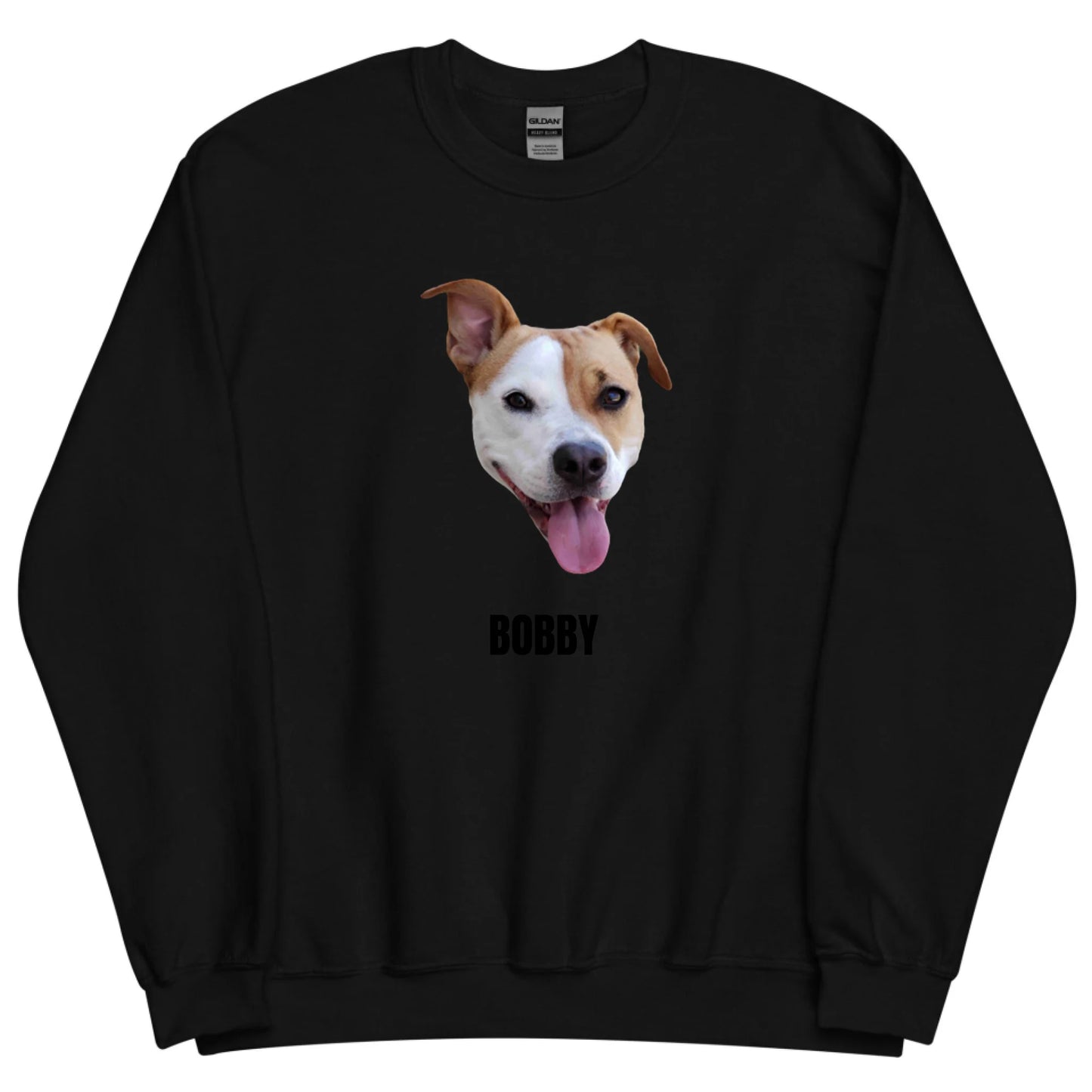 Personalisierter Pullover – Haustiermotiv – Fügen Sie Ihr eigenes Foto und Ihren eigenen Text hinzu