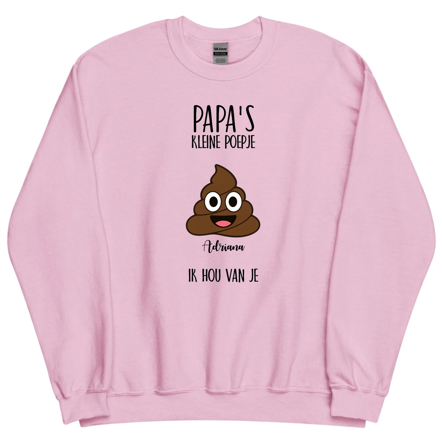 Gepersonaliseerde sweater - Papa's kleine poepje(s)
