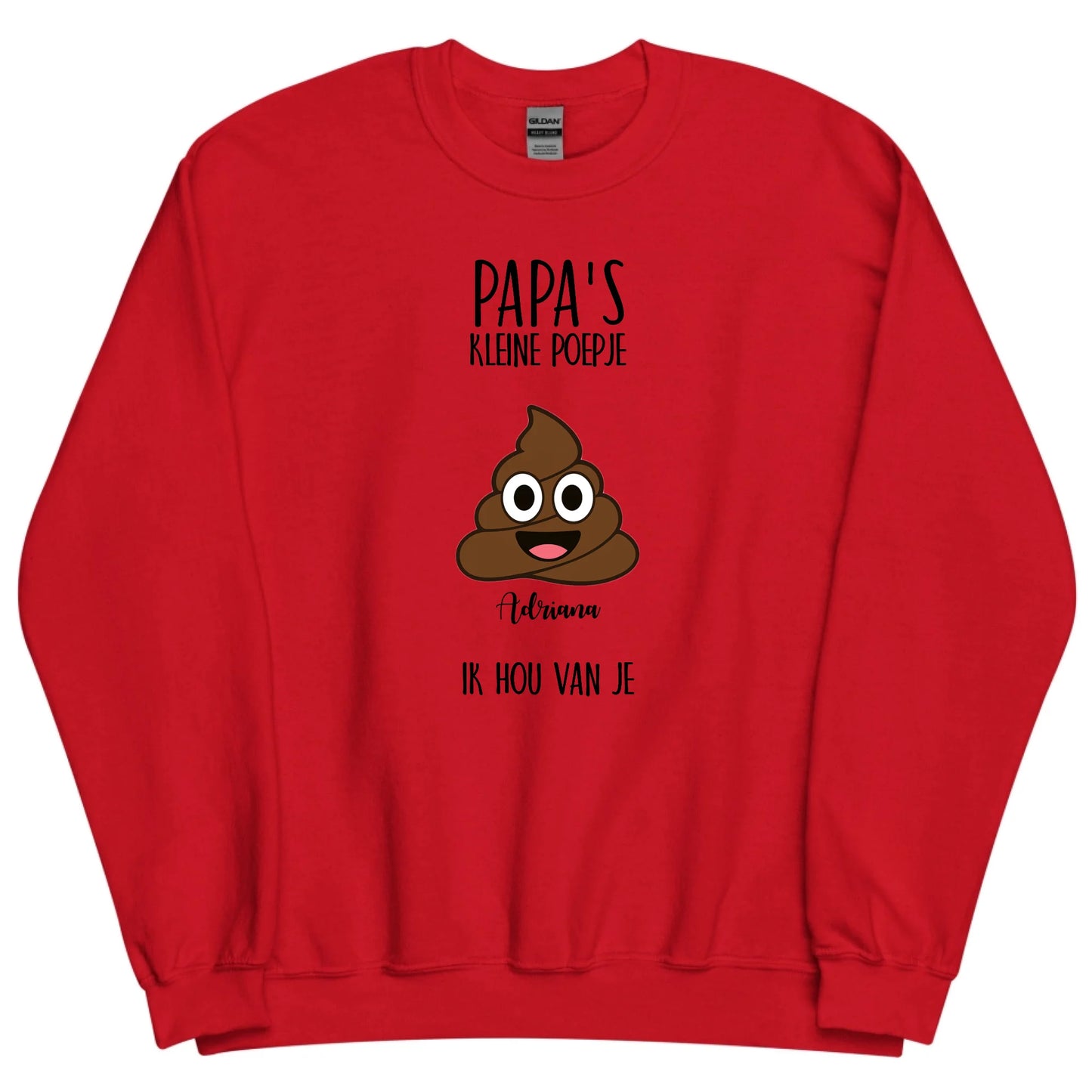 Gepersonaliseerde sweater - Papa's kleine poepje(s)