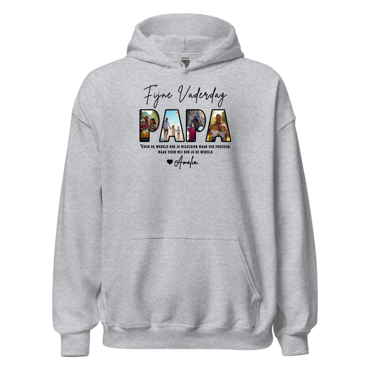 Gepersonaliseerde hoodie - Fijne Vaderdag