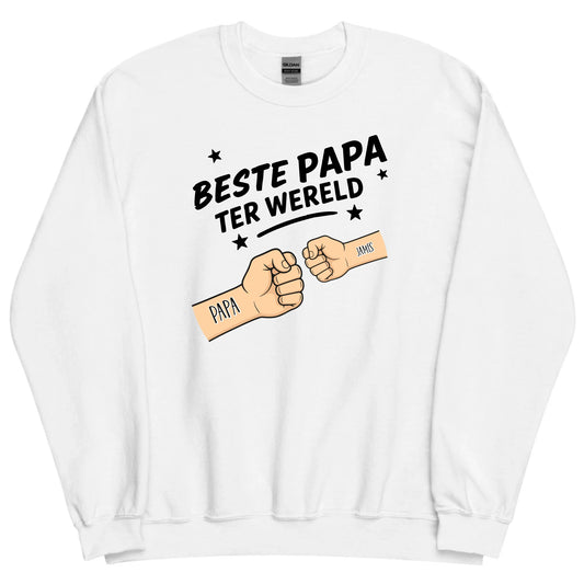 Gepersonaliseerde sweater - Beste papa ter wereld