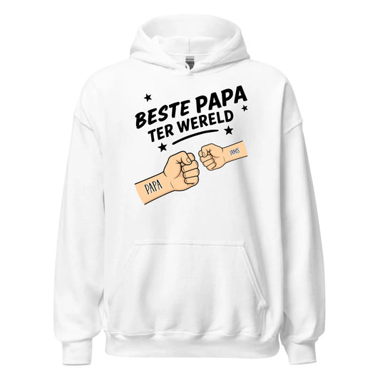 Gepersonaliseerde hoodie - Beste papa ter wereld