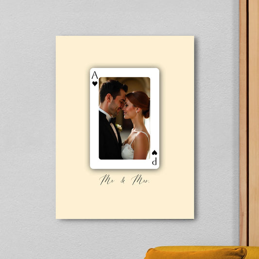 Gepersonaliseerd foto canvas - Speelkaart