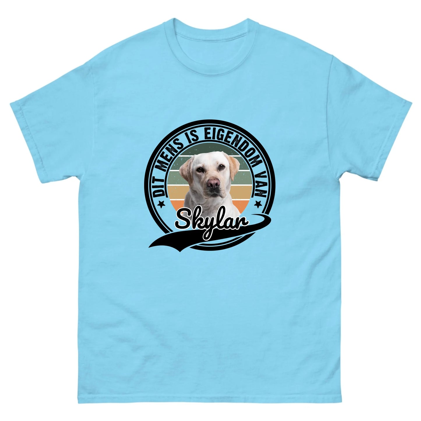 Gepersonaliseerd T-shirt - Dit mens is eigendom van [huisdiernaam]