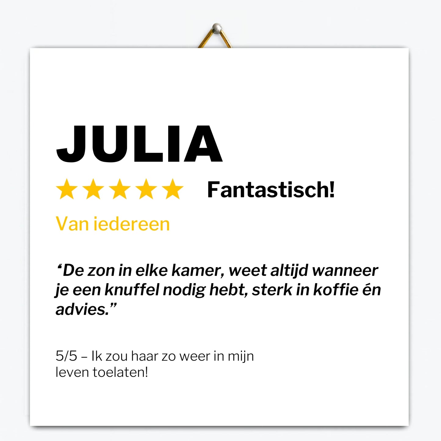 Tegeltje mockup