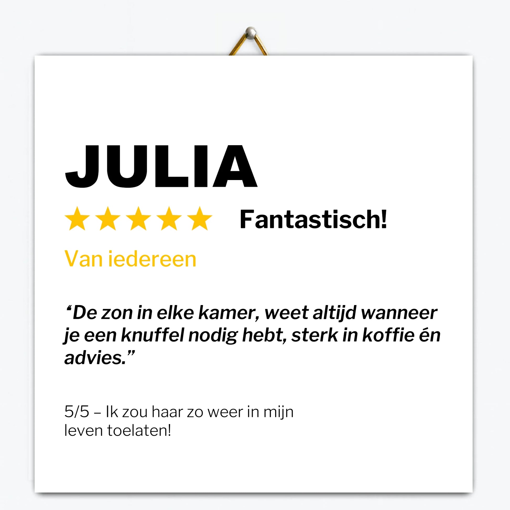 Tegeltje mockup