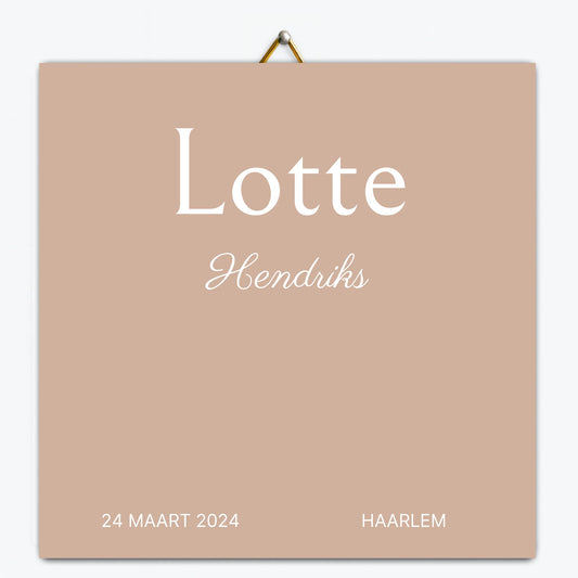 Tegeltje mockup