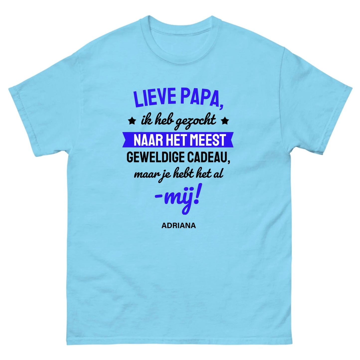 Gepersonaliseerd T-shirt - Lieve papa