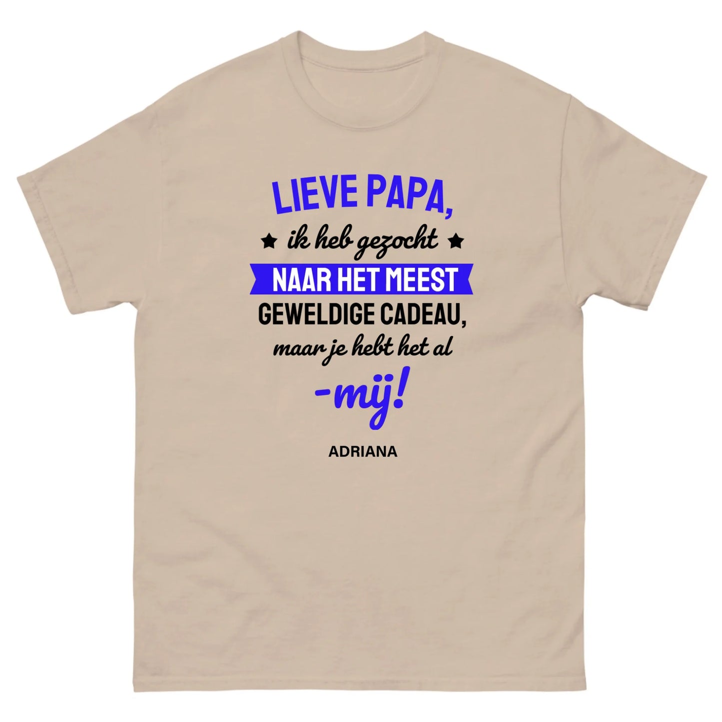 Gepersonaliseerd T-shirt - Lieve papa