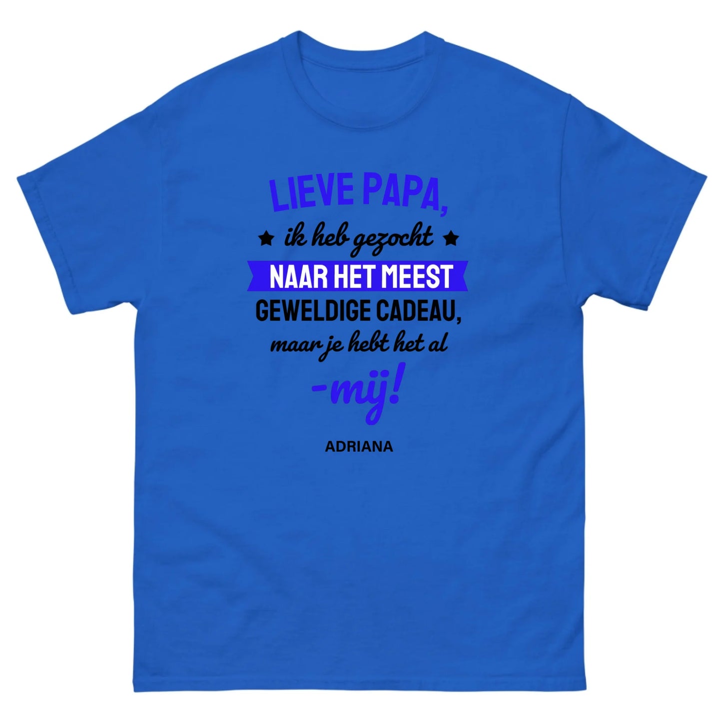 Gepersonaliseerd T-shirt - Lieve papa