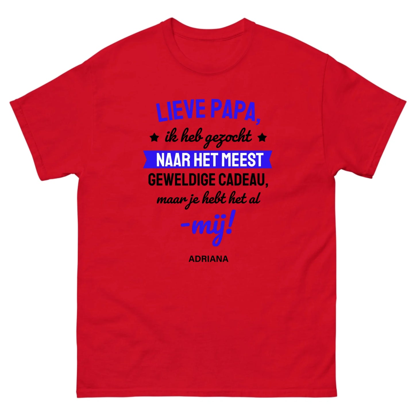Gepersonaliseerd T-shirt - Lieve papa