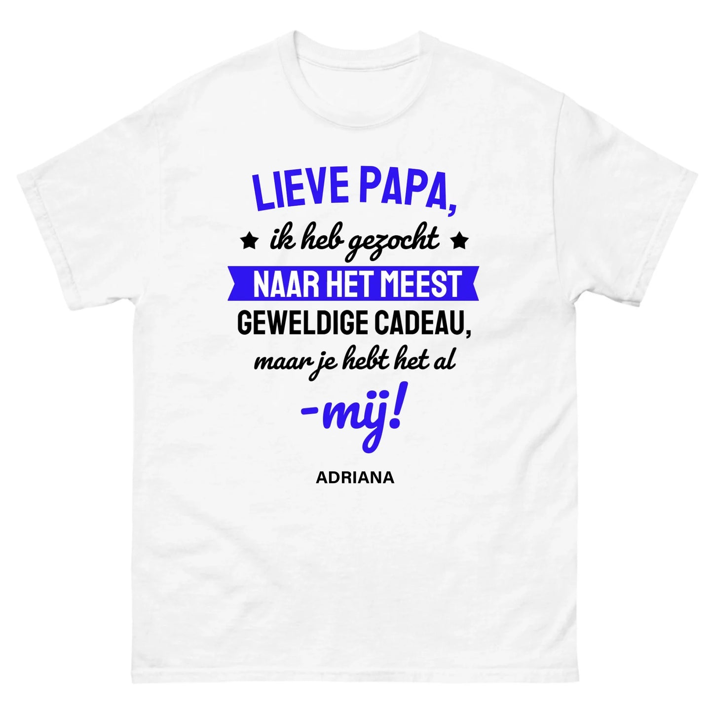Gepersonaliseerd T-shirt - Lieve papa