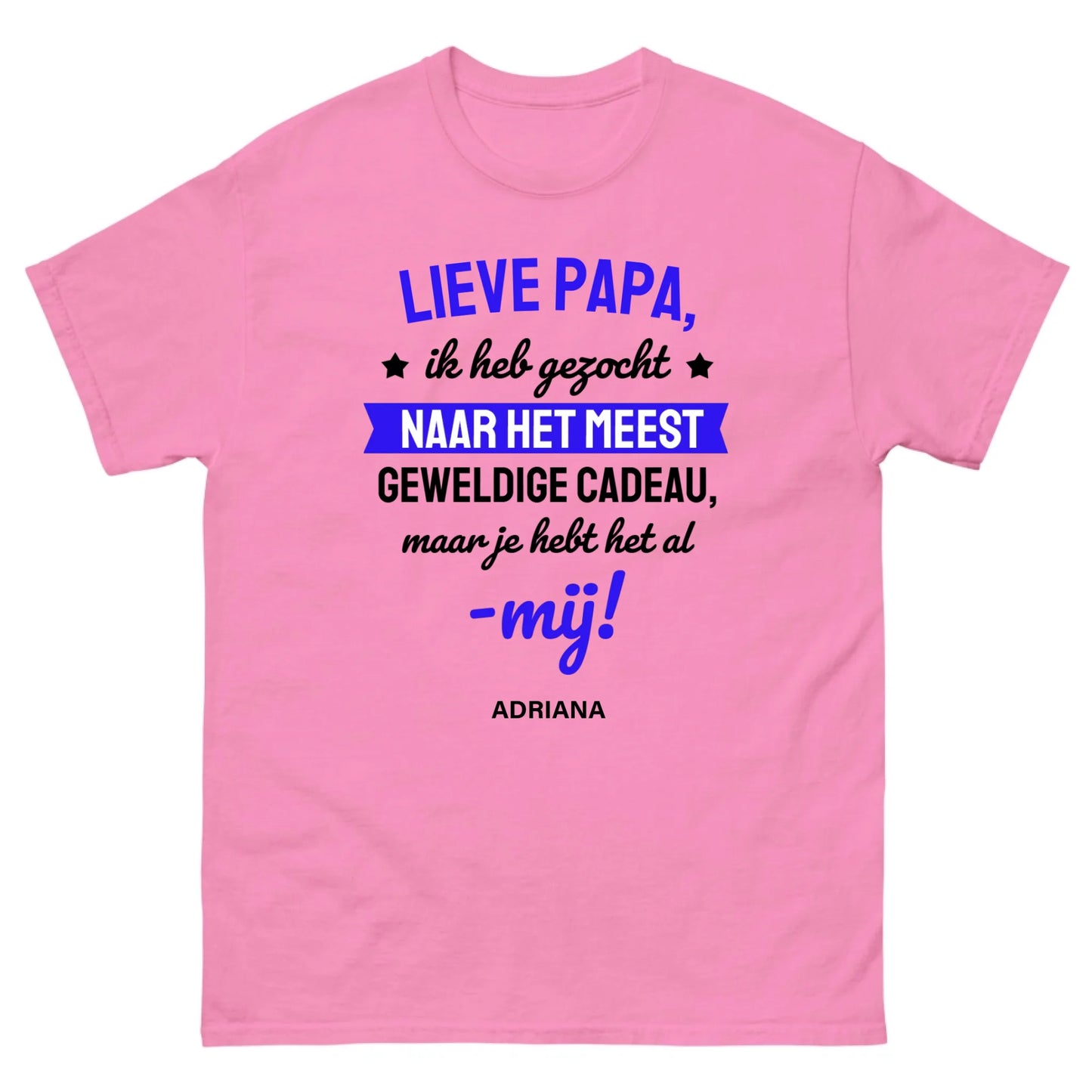 Gepersonaliseerd T-shirt - Lieve papa