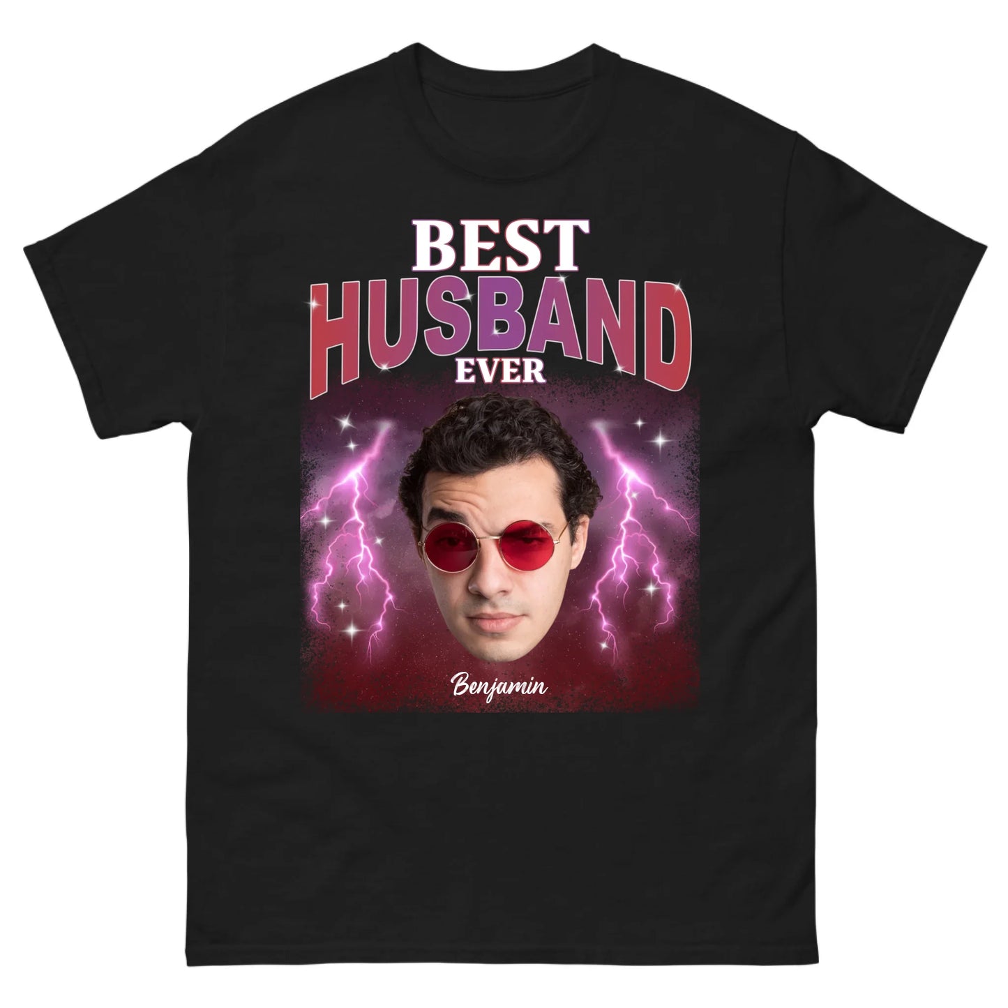 Gepersonaliseerd retro T-shirt - Best person ever